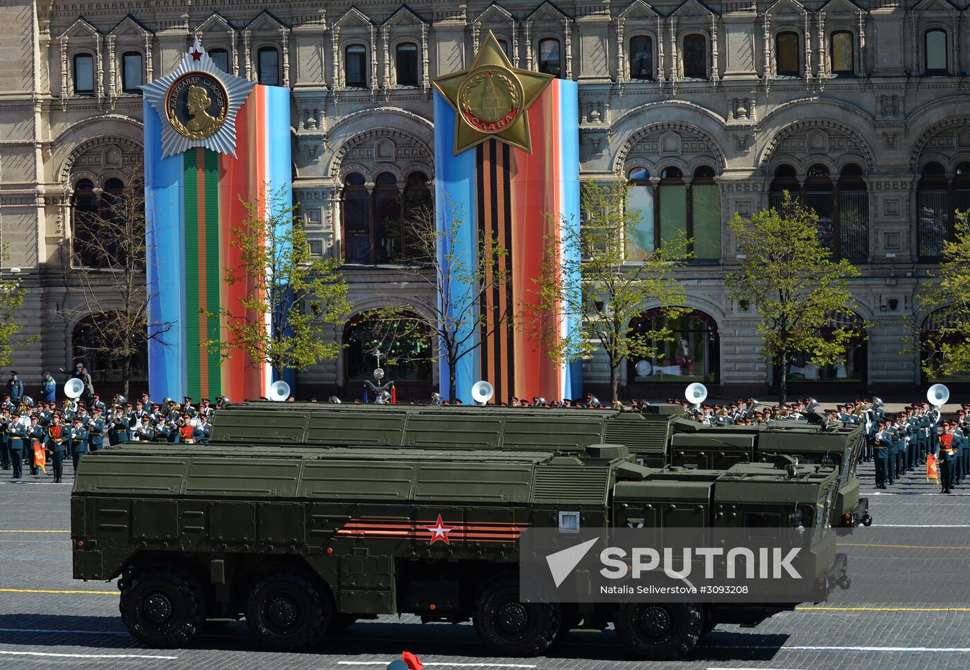 Final rehearsal of military parade marking 72nd anniversary of victory in the Great Patriotic War