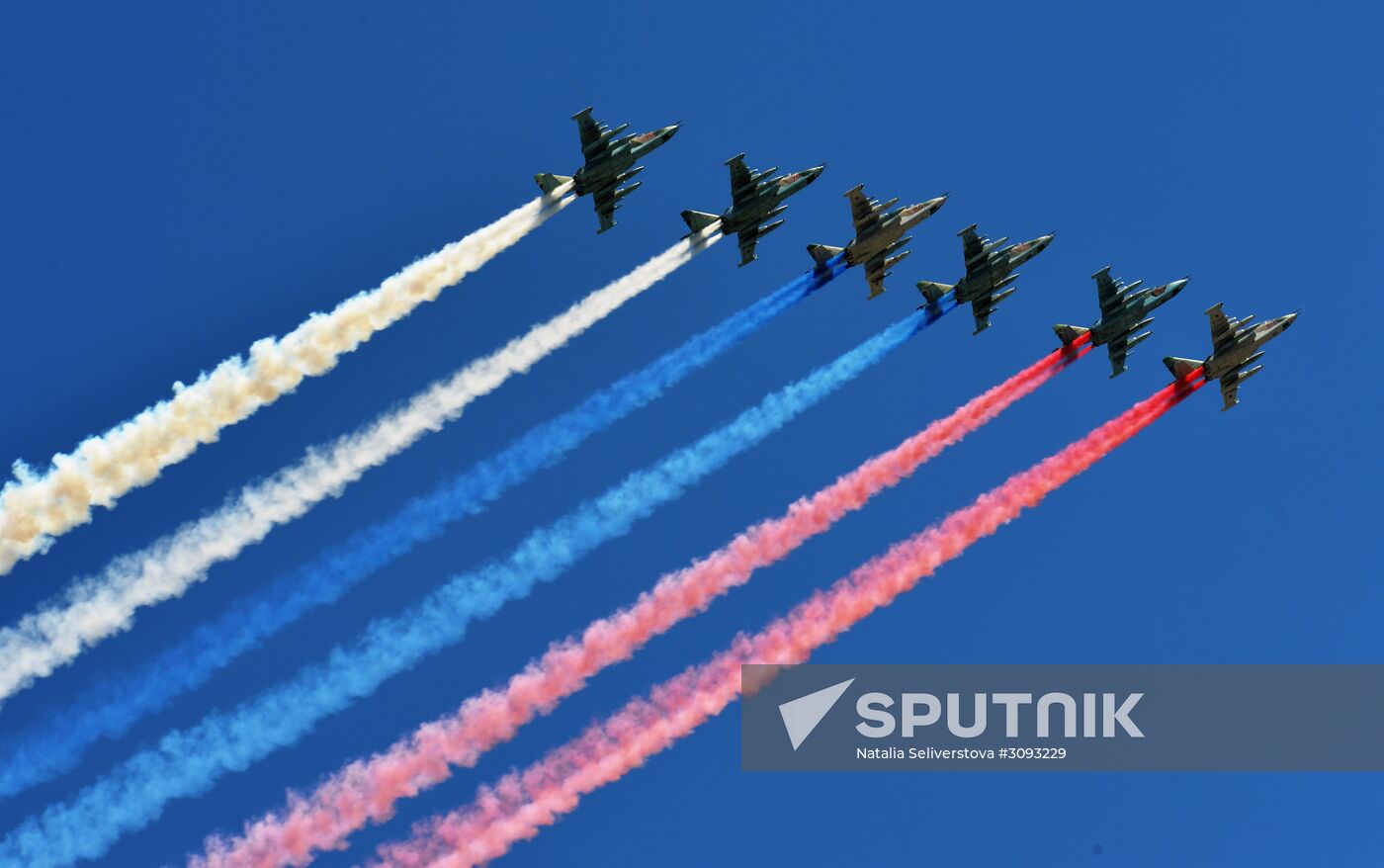 Dress rehearsal of military parade marking 72nd anniversary of Victory in Great Patriotic War