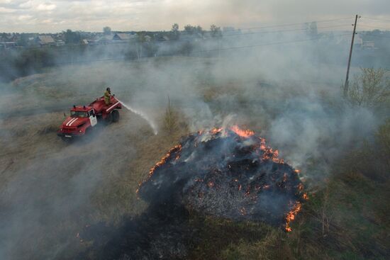 Wildfires in Altai Territory