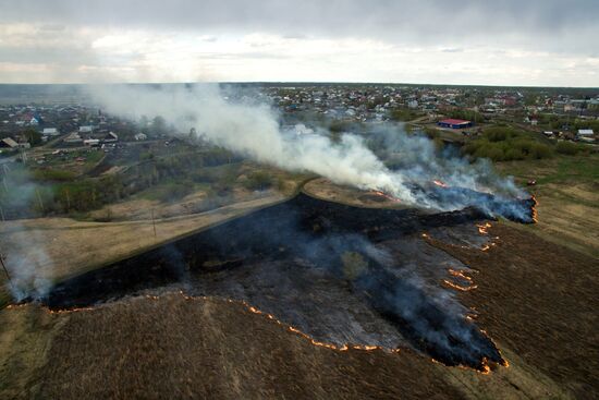Wildfires in Altai Territory