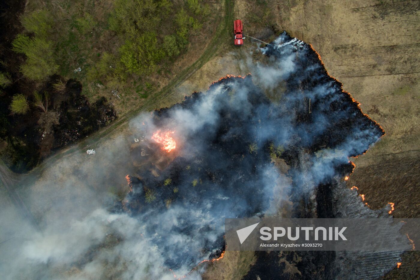Wildfires in Altai Territory