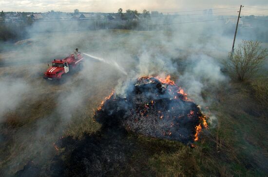 Wildfires in Altai Territory