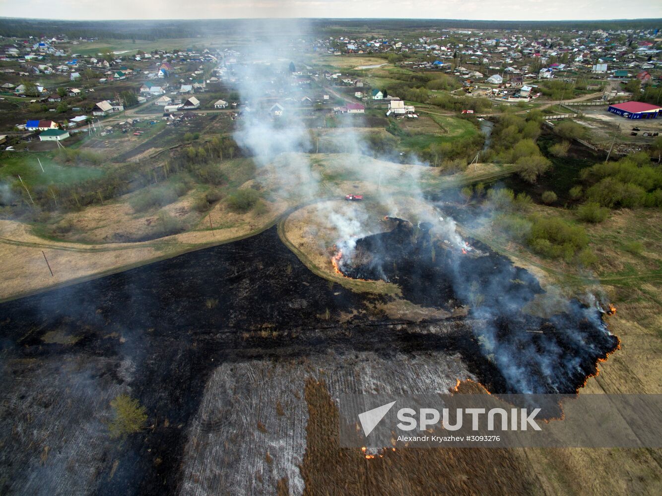 Wildfires in Altai Territory