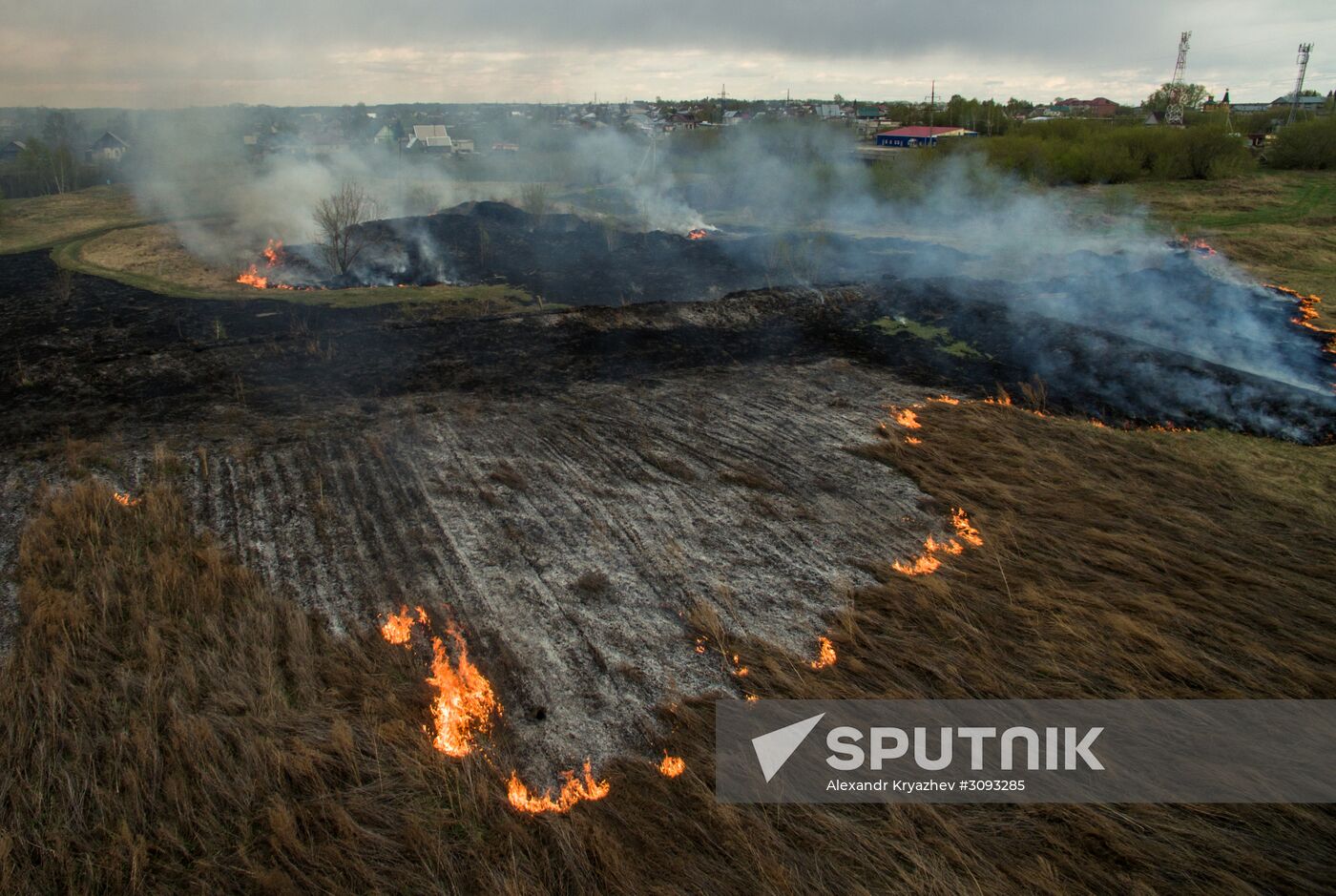 Wildfires in Altai Territory