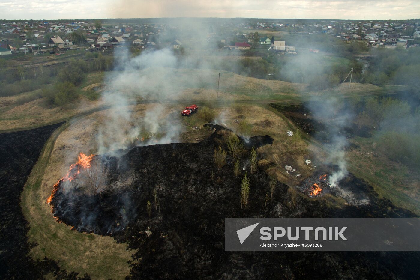 Wildfires in Altai Territory