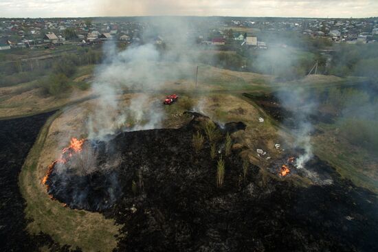 Wildfires in Altai Territory