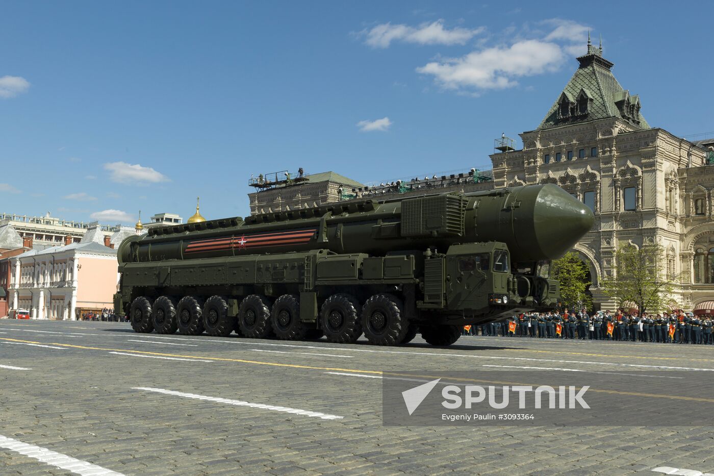 Final rehearsal of military parade marking 72nd anniversary of victory in the Great Patriotic War