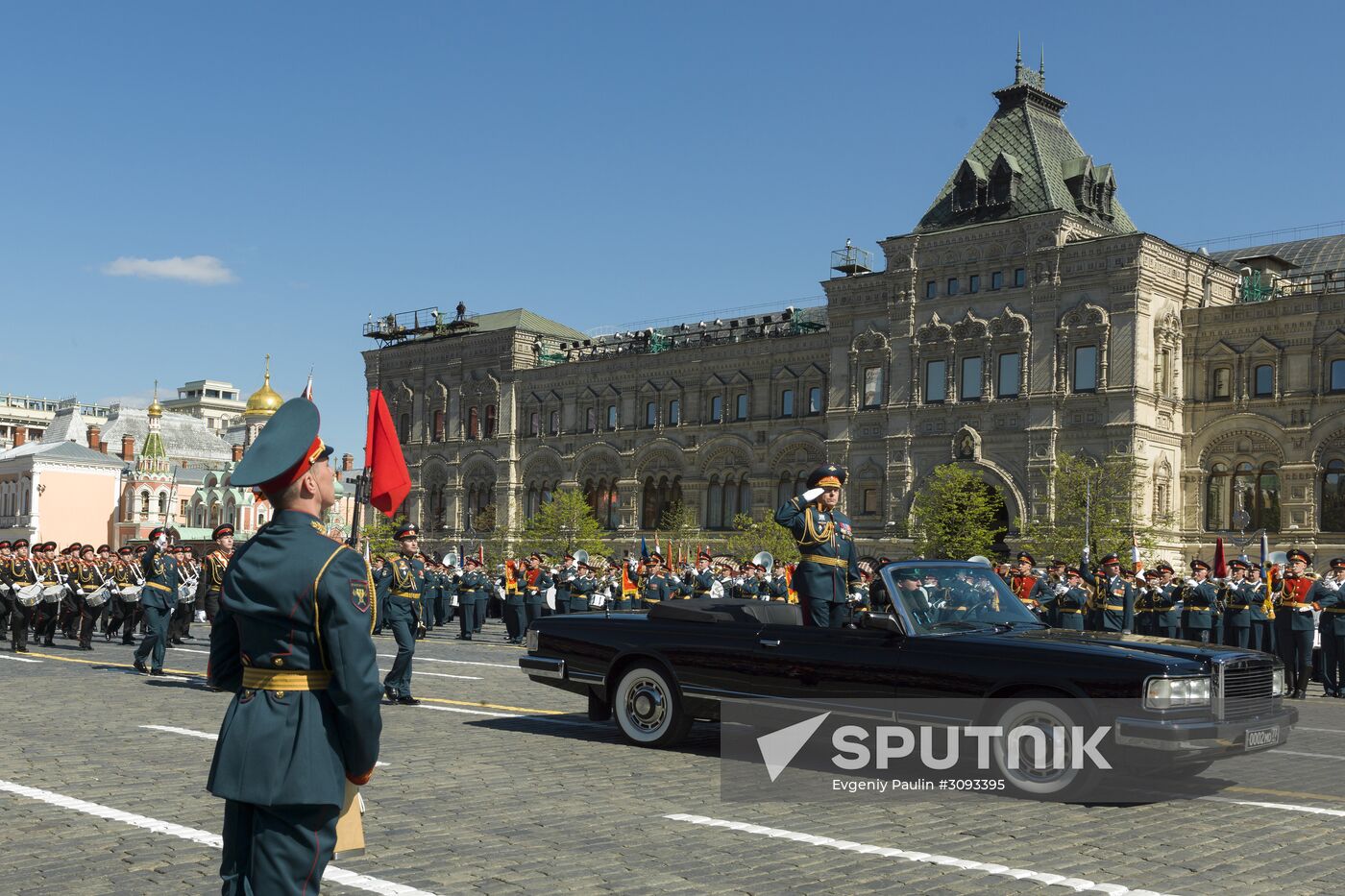 Dress rehearsal of military parade marking 72nd anniversary of Victory in Great Patriotic War