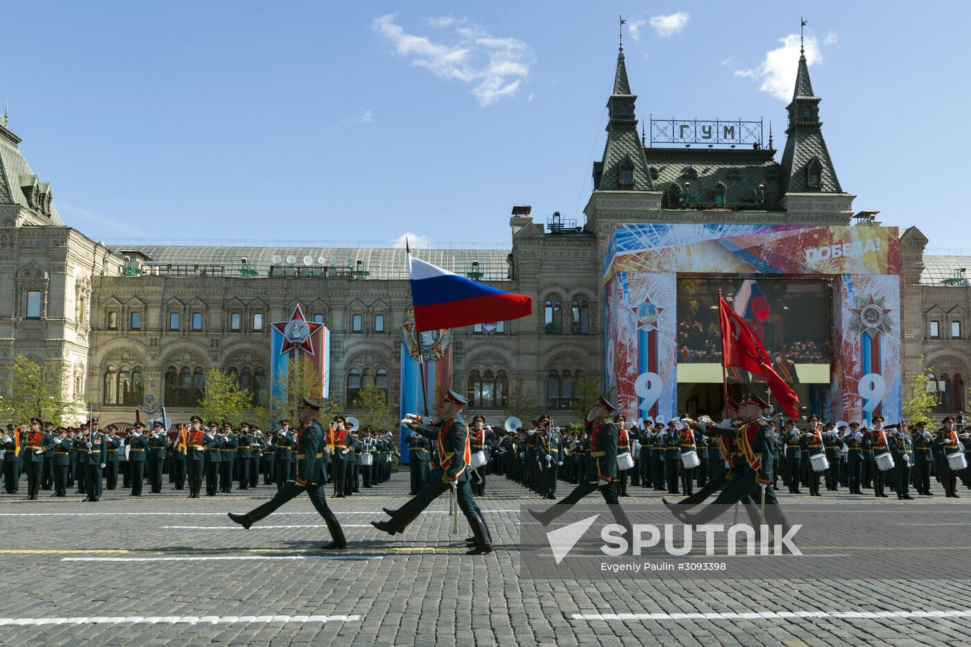 Dress rehearsal of military parade marking 72nd anniversary of Victory in Great Patriotic War