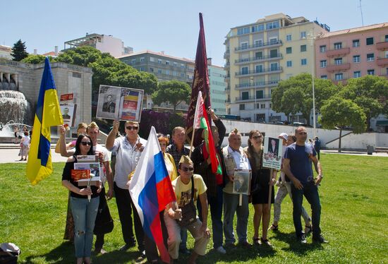 Immortal Regiment march in Lisbon