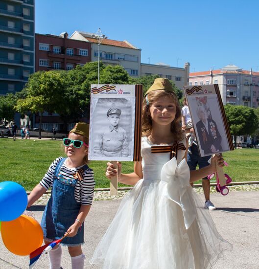 Immortal Regiment march in Lisbon