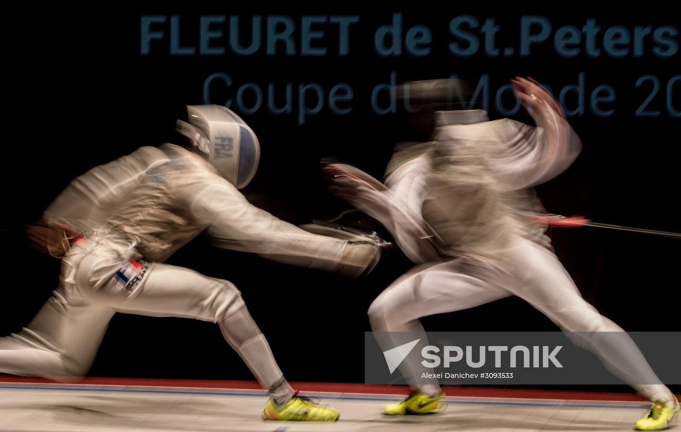 Fencing. World Cup. Fleuret de St. Petersbourg 2017. Team event