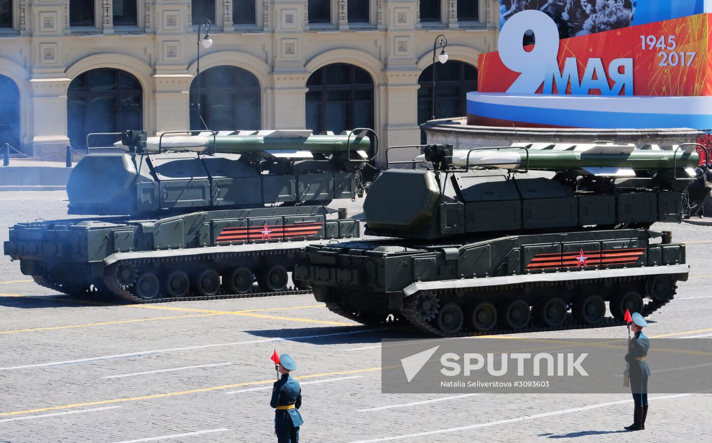 Dress rehearsal of military parade marking 72nd anniversary of Victory in Great Patriotic War