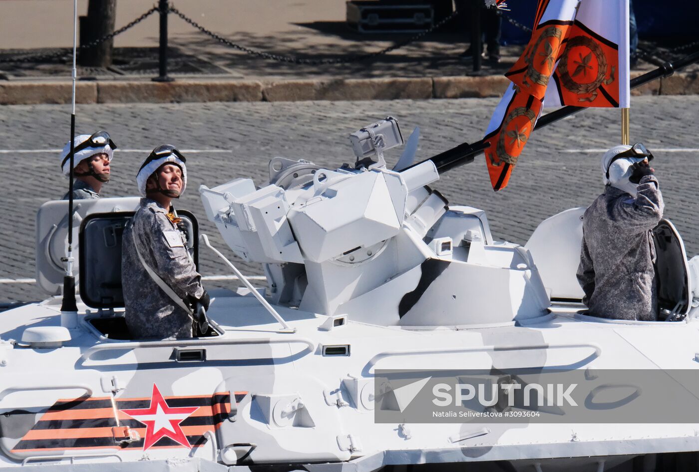Dress rehearsal of military parade marking 72nd anniversary of Victory in Great Patriotic War