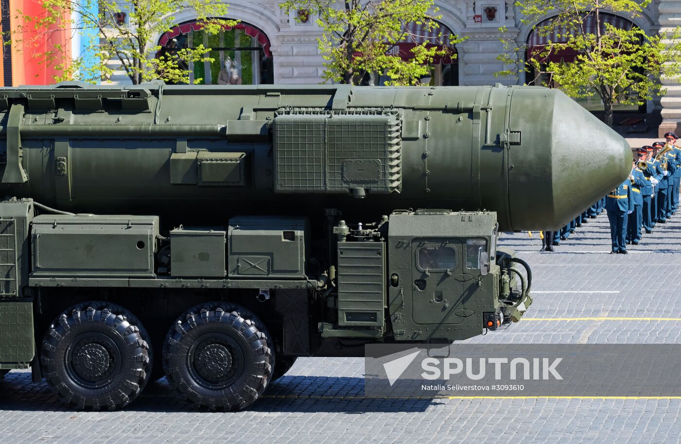 Dress rehearsal of military parade marking 72nd anniversary of Victory in Great Patriotic War
