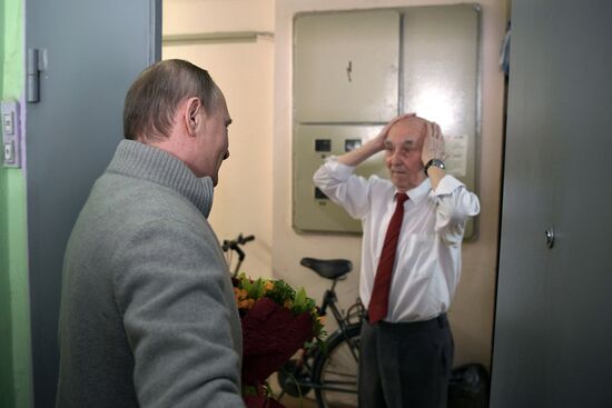 Russian President Vladimir Putin visited former KGB representative