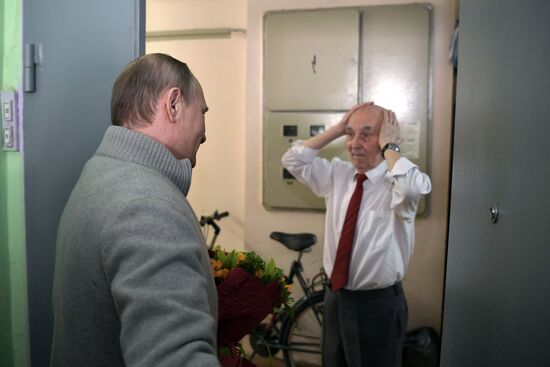 Russian President Vladimir Putin visited former KGB representative