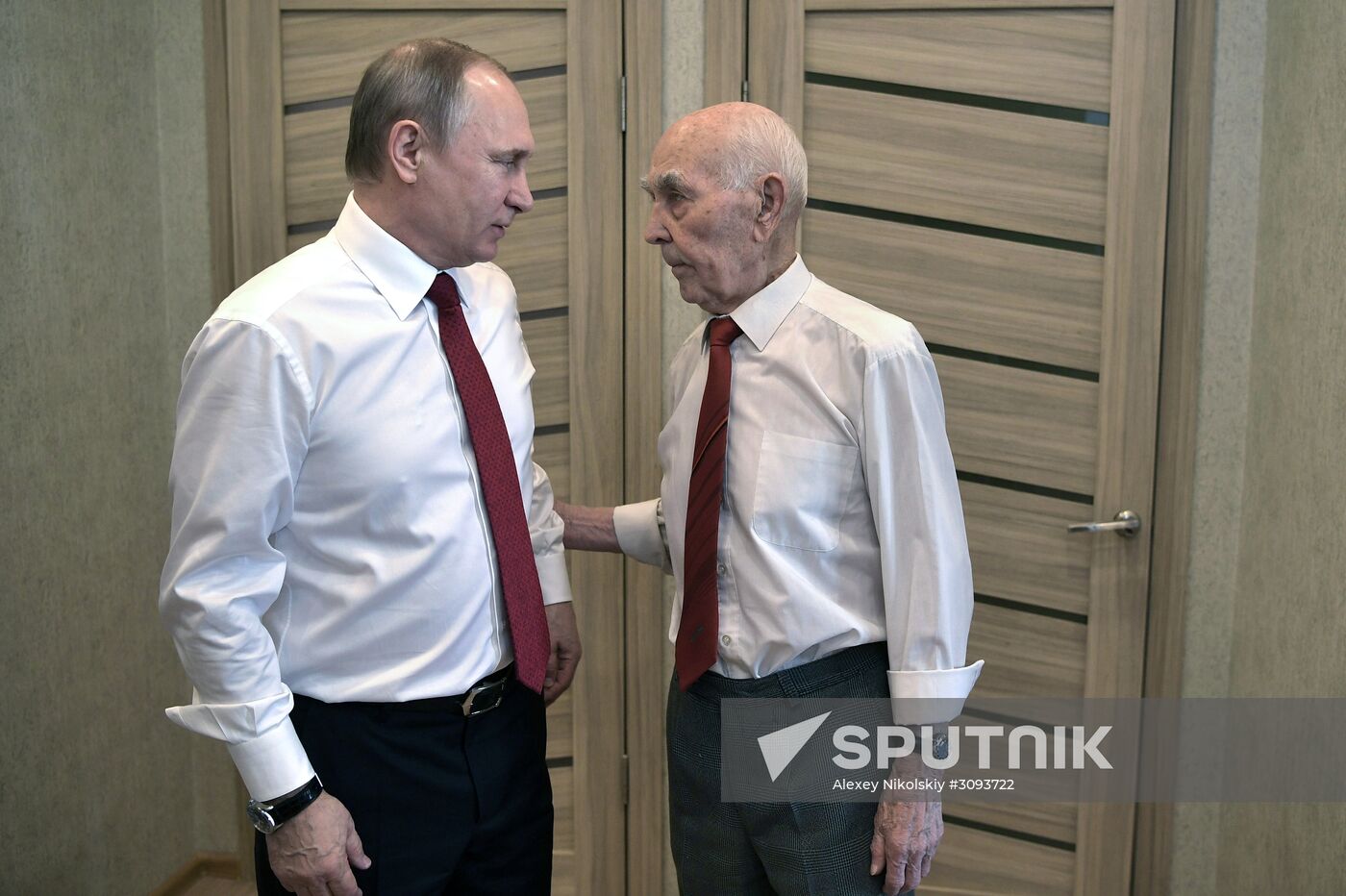 Russian President Vladimir Putin visited former KGB representative