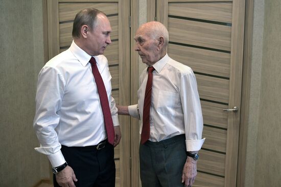 Russian President Vladimir Putin visited former KGB representative