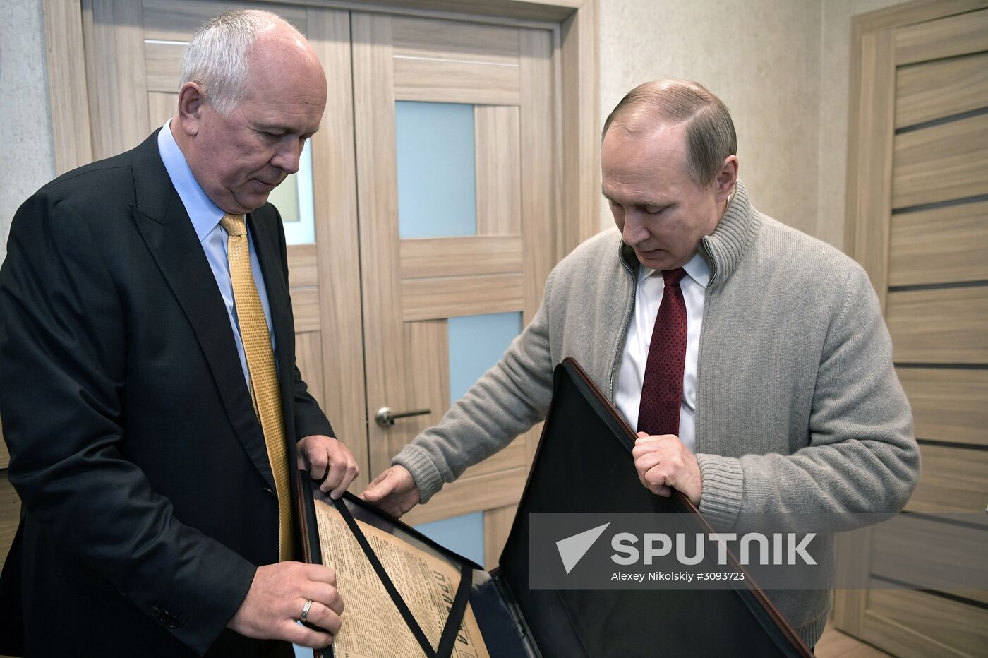 Russian President Vladimir Putin visited former KGB representative