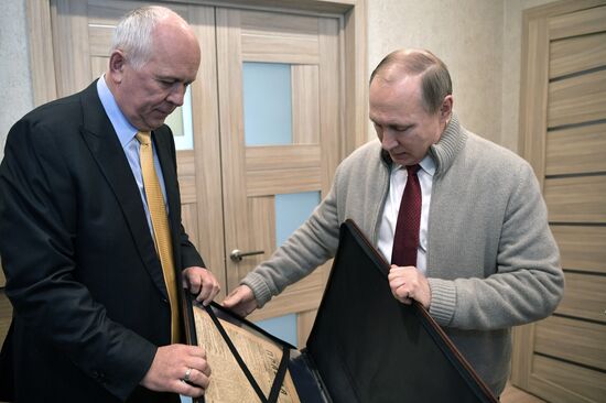 Russian President Vladimir Putin visited former KGB representative