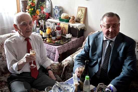 Russian President Vladimir Putin visited former KGB representative