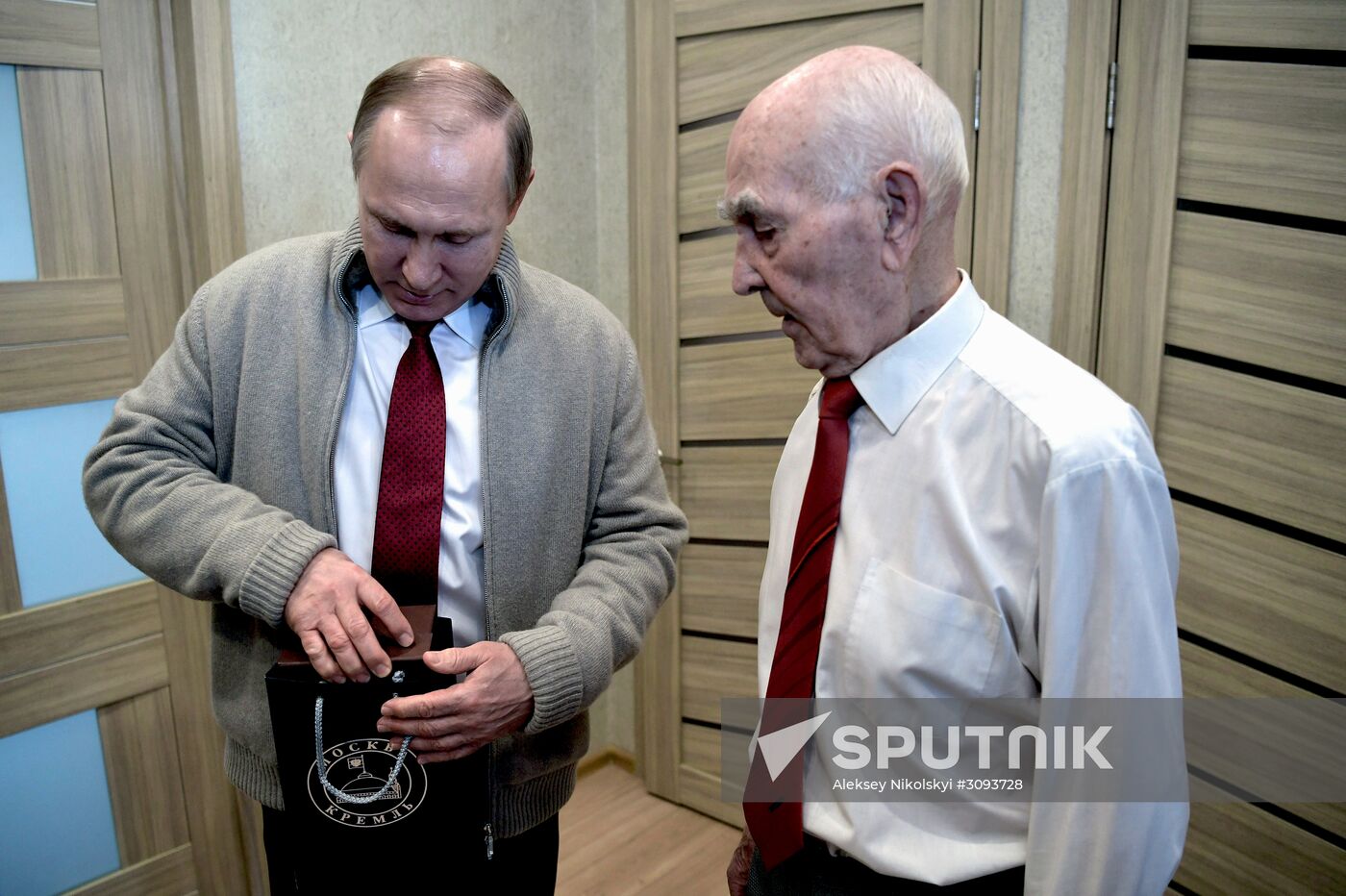 Russian President Vladimir Putin visited former KGB representative