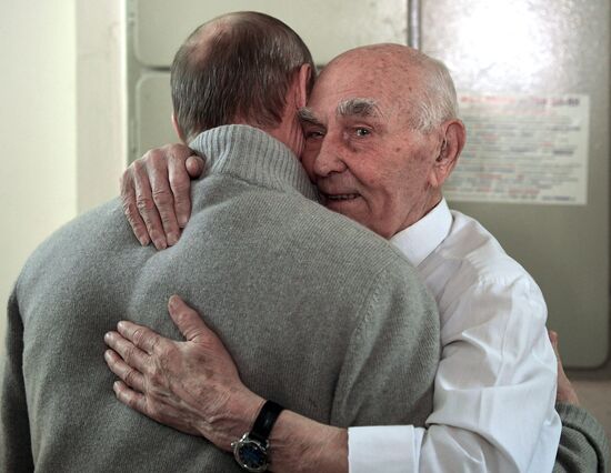 Russian President Vladimir Putin visited former KGB representative
