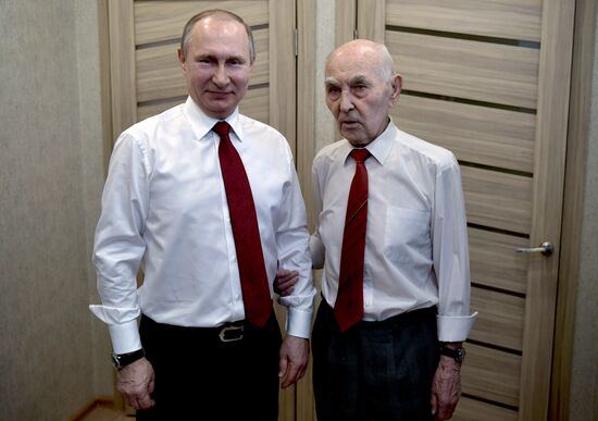 Russian President Vladimir Putin visited former KGB representative