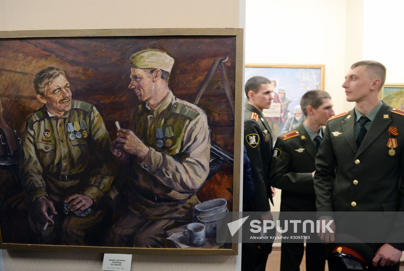 Veniamin Chebanov's 22nd Siberian Guard Division Battle Diorama on display