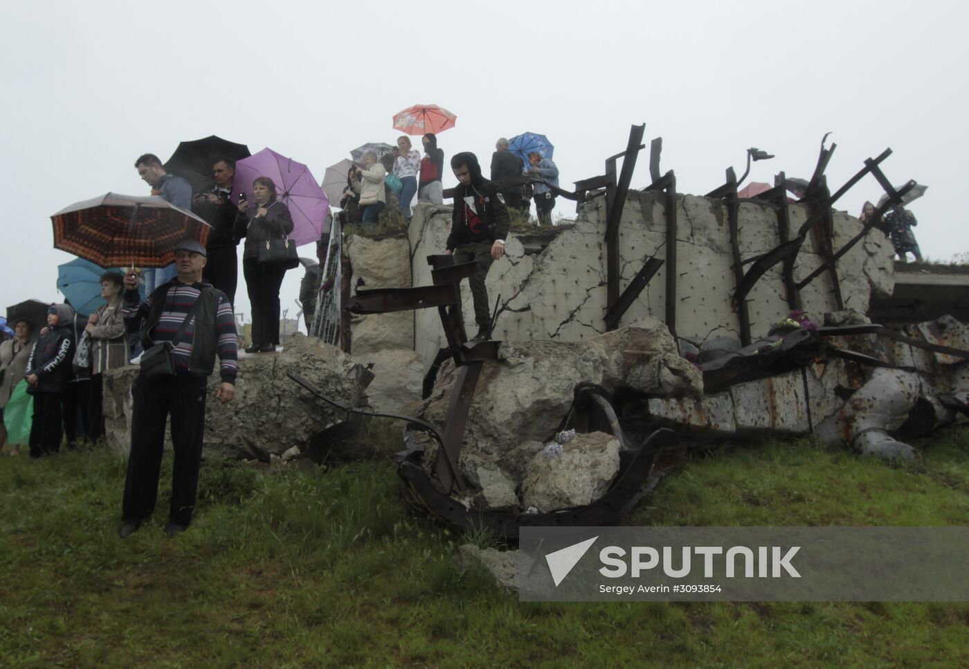 Events marking Victory Day near Saur-Mogila, Donetsk Region