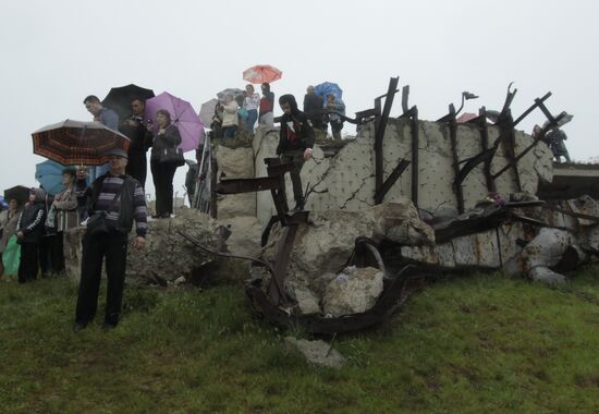 Events marking Victory Day near Saur-Mogila, Donetsk Region