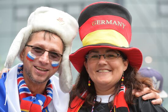 2017 IIHF World Championship. Germany vs. Russia