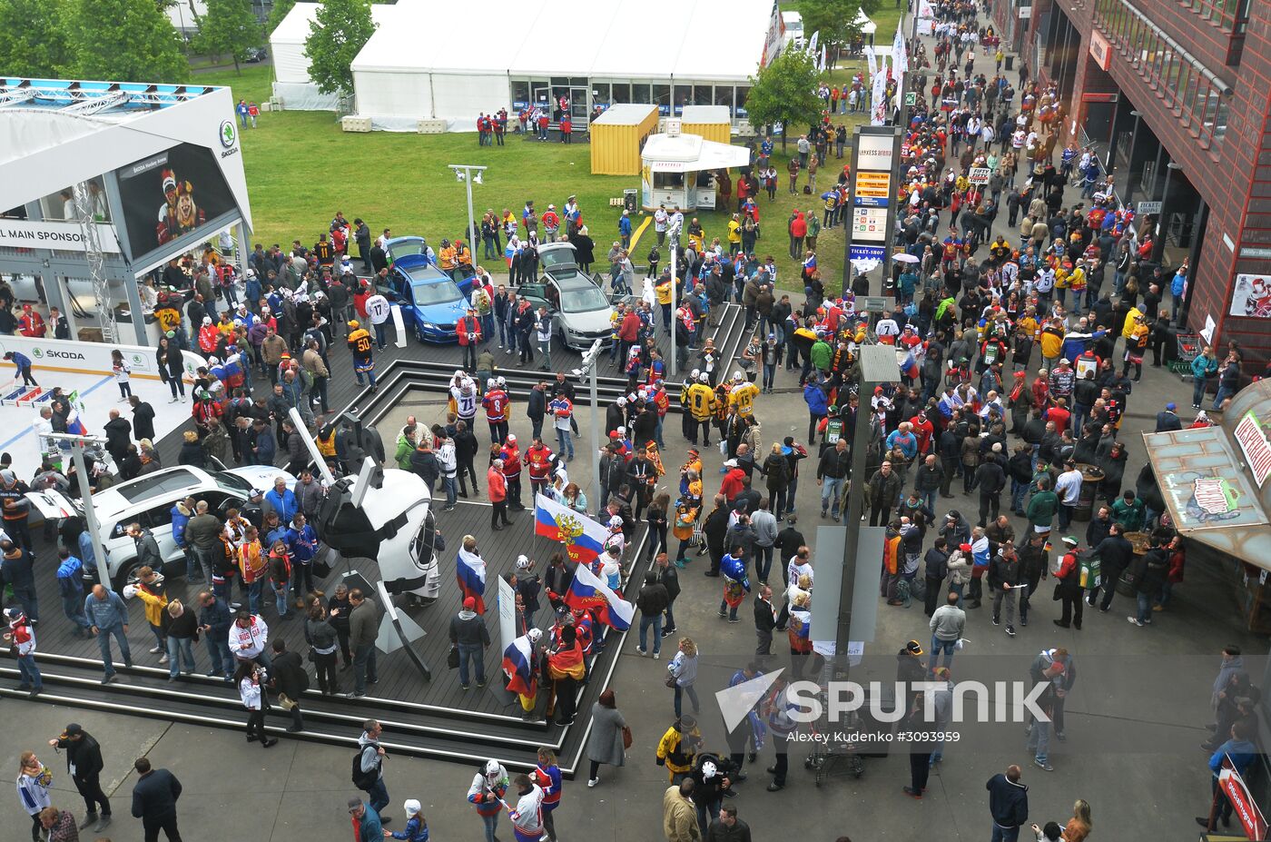 2017 IIHF World Championship. Germany vs. Russia