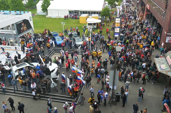 2017 IIHF World Championship. Germany vs. Russia