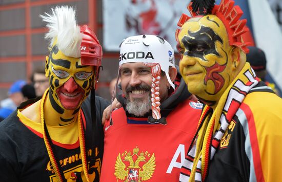 2017 IIHF World Championship. Germany vs. Russia