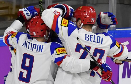 2017 IIHF World Championship. Germany vs. Russia