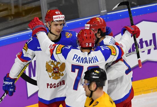 2017 IIHF World Championship. Germany vs. Russia