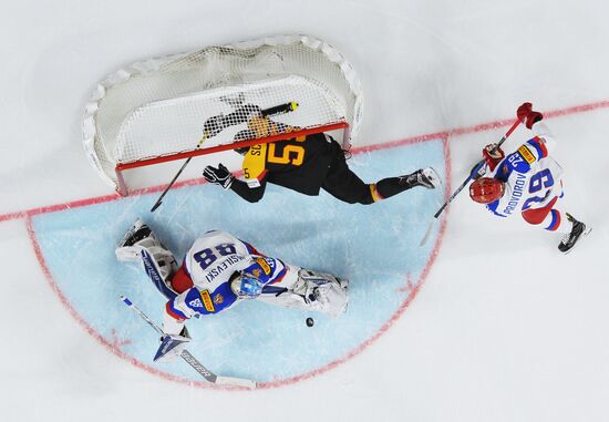 2017 IIHF World Championship. Germany vs. Russia