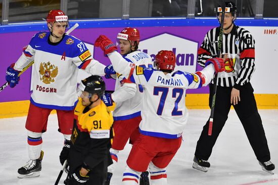 2017 IIHF World Championship. Germany vs. Russia