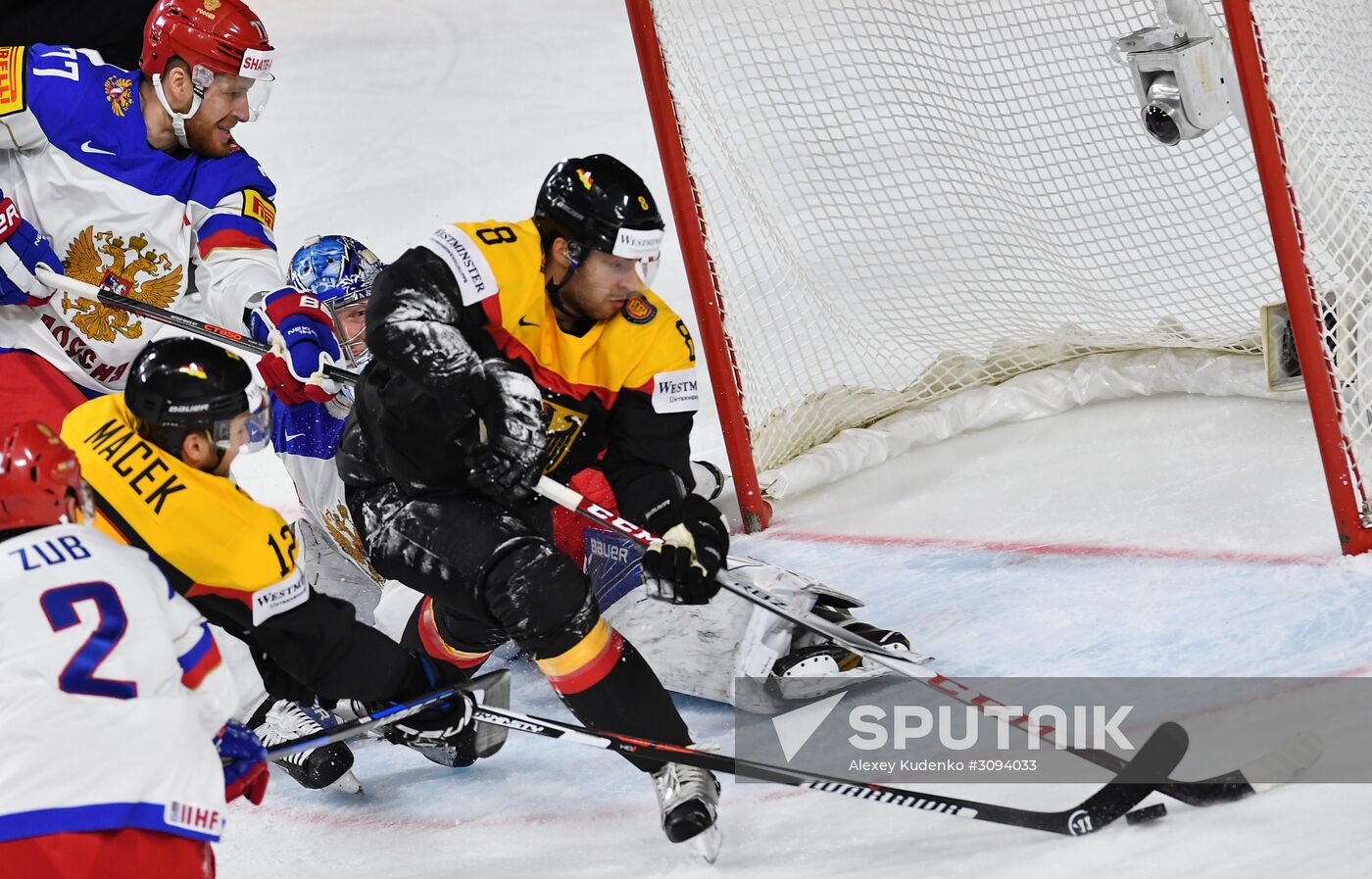 2017 IIHF World Championship. Germany vs. Russia