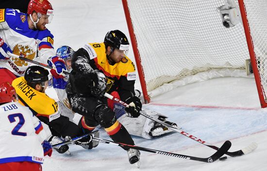 2017 IIHF World Championship. Germany vs. Russia