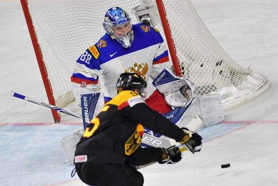 2017 IIHF World Championship. Germany vs. Russia