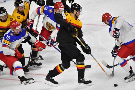 2017 IIHF World Championship. Germany vs. Russia