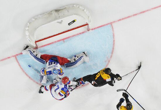 2017 IIHF World Championship. Germany vs. Russia