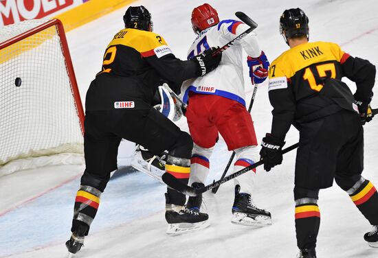 2017 IIHF World Championship. Germany vs. Russia