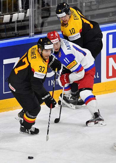 2017 IIHF World Championship. Germany vs. Russia