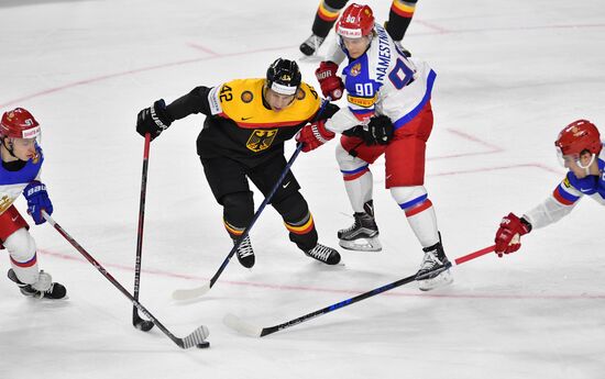 2017 IIHF World Championship. Germany vs. Russia