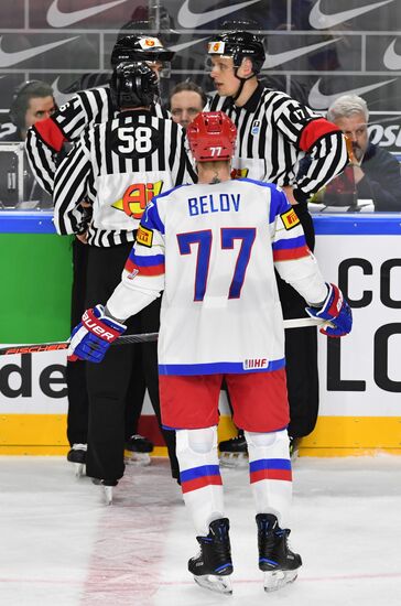 2017 IIHF World Championship. Germany vs. Russia