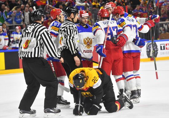 2017 IIHF World Championship. Germany vs. Russia